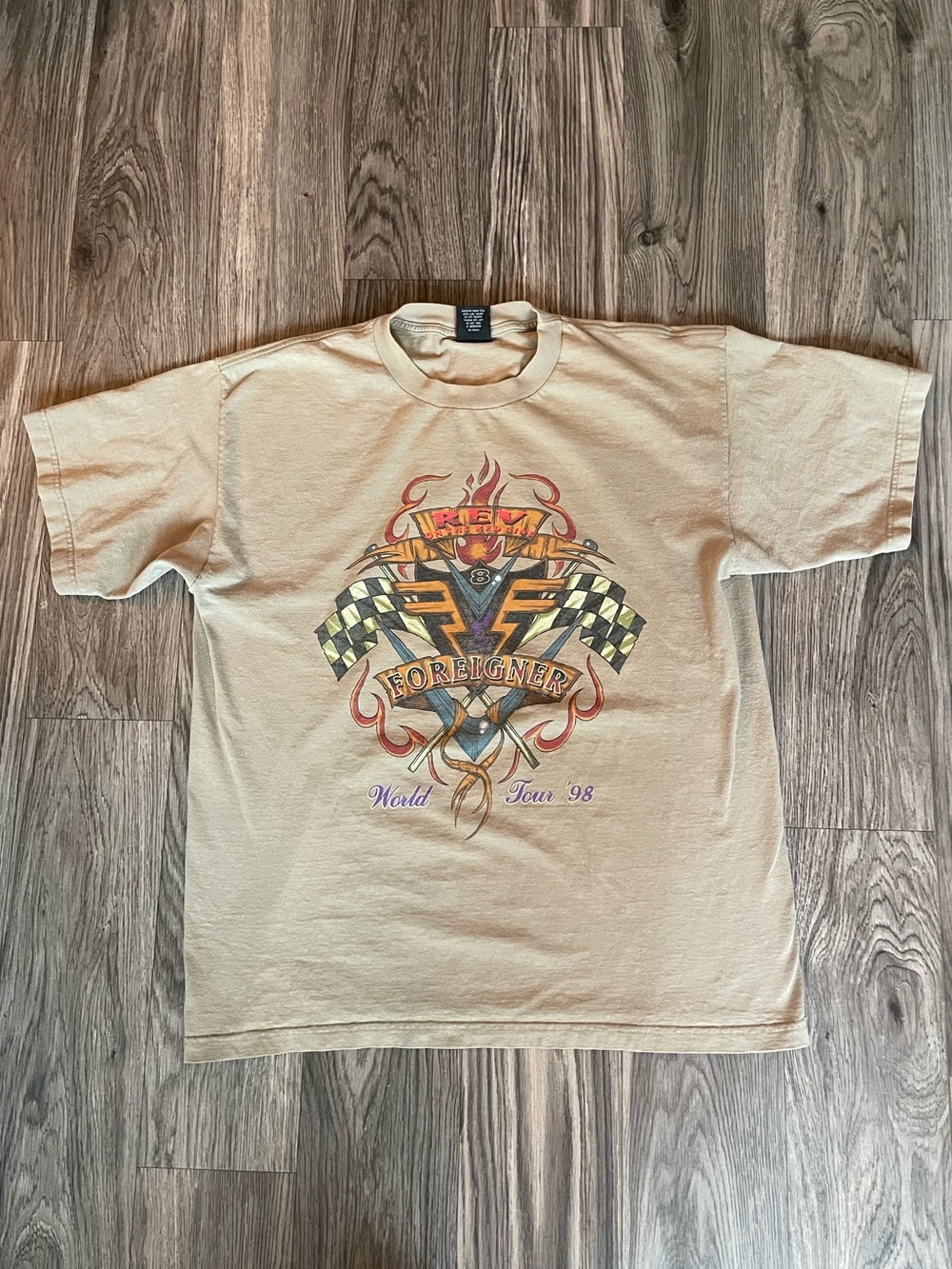 Vintage Foreigner 1998 Band Tour Tee